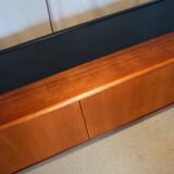 Scandinavian vintage low teak enfilade