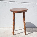 Vintage stool, wooden stool, side stool, plant holder