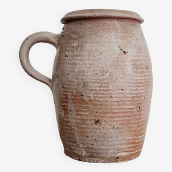 Old stoneware pottery jar