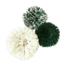 Set of 3 juju hats white and green
