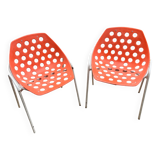 Pair of Deauville chairs by Pierre Guariche