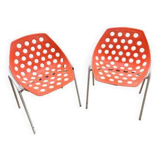 Paire de chaises Deauville de Pierre Guariche
