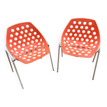 Pair of Deauville chairs by Pierre Guariche