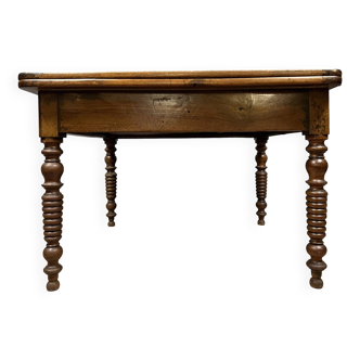 Restoration period portfolio table in solid walnut circa 1820