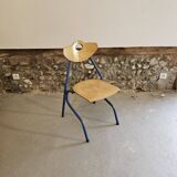 School chair 1980 1990 Modernist design