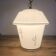 Vintage opaline suspension