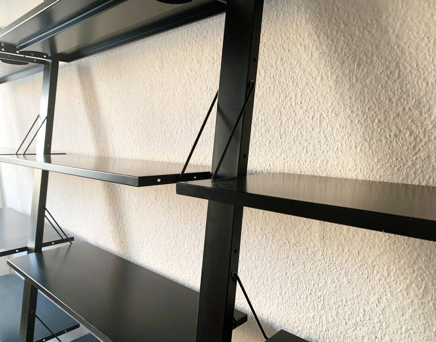 Postmodern Italian graffiti shelf by Rodney Kinsman for Bieffeplast