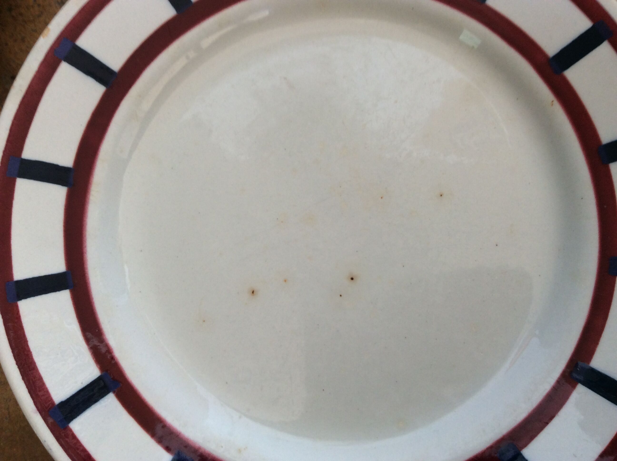 3 plates basque décor