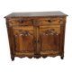 Low walnut buffet from the 18th century.