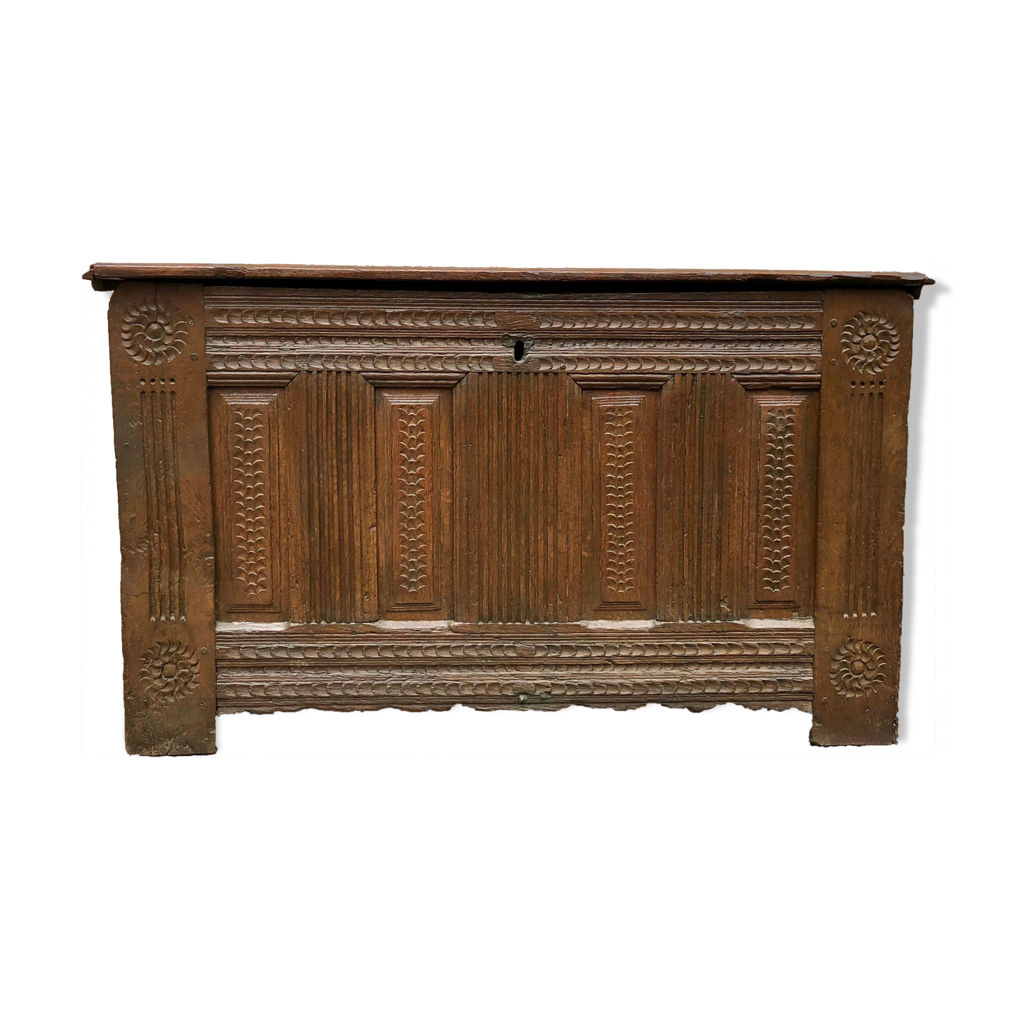Chest solid wood eighteenth