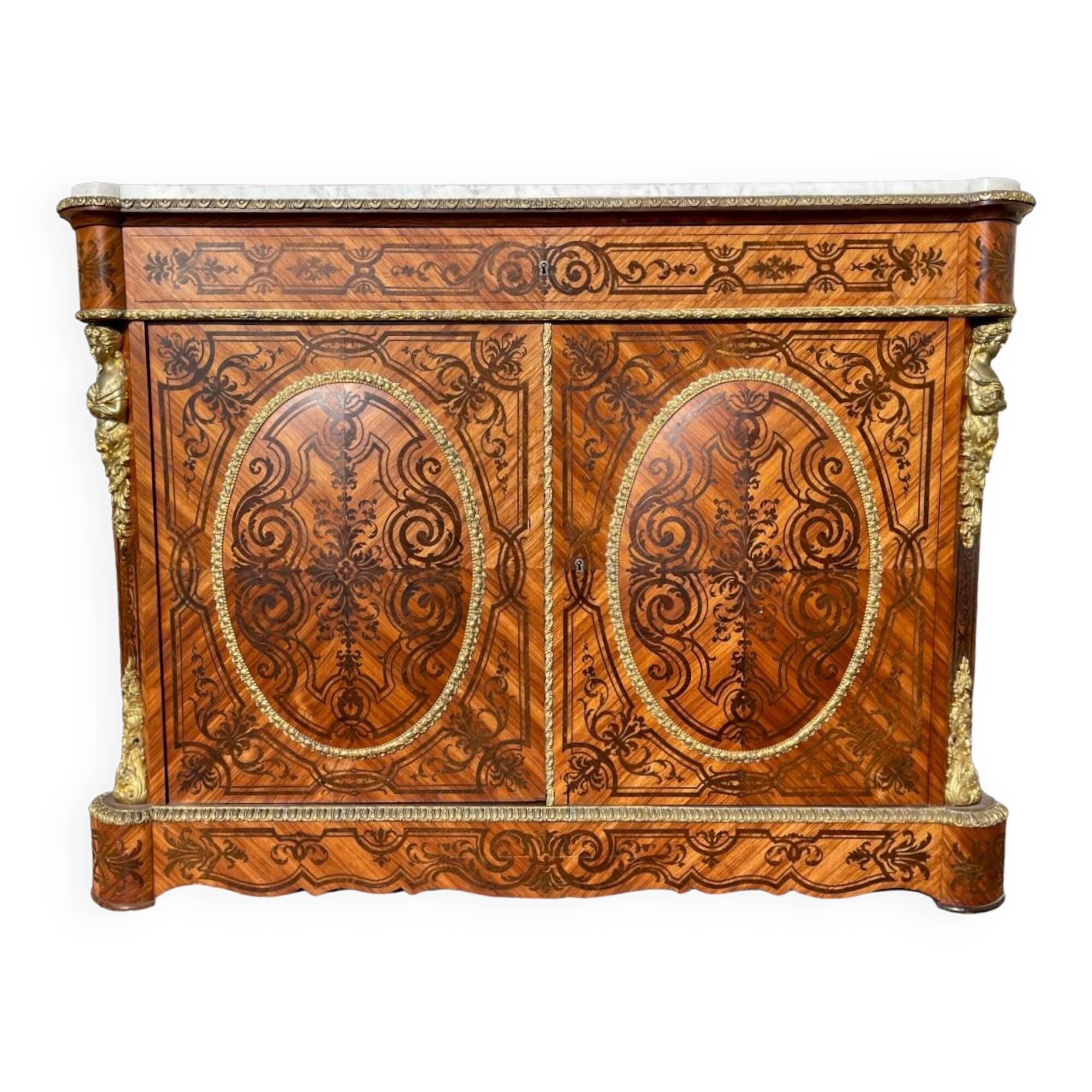Napoleon III Marquetry Buffet