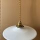 Antique opaline suspension D27cm