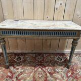 Console d'époque Louis XVI en bois peint
