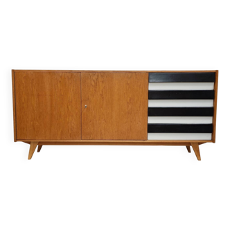 Black and white U 460 sideboard by Jiri Jiroutek for Interier Praha 1960