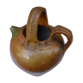Ancienne chevrette gargoulette en terre vernissée XIXème siècle
