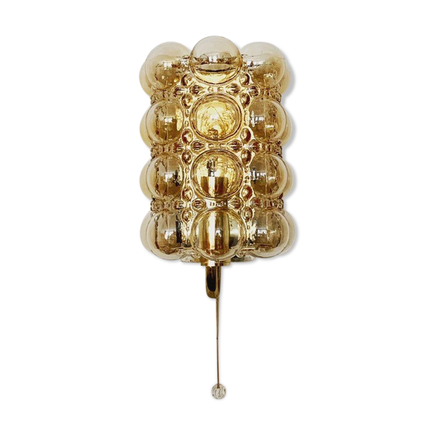 Bubble wall lamp by Helena Tynell for Glashütte Limburg