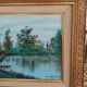 Oil painting with a beautiful quality frame.