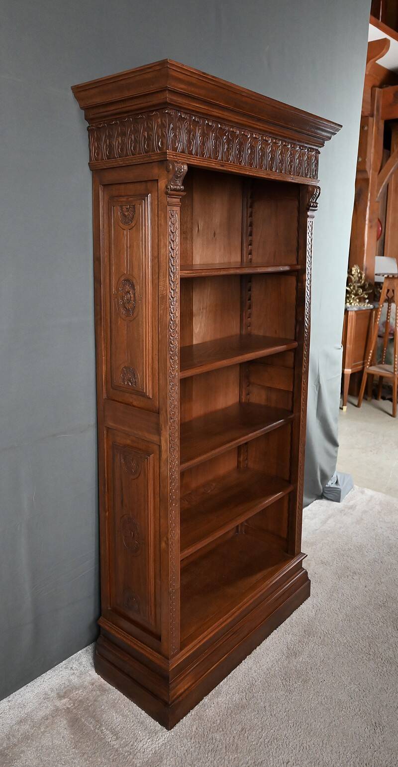 Small Walnut Library – Early 20th Century