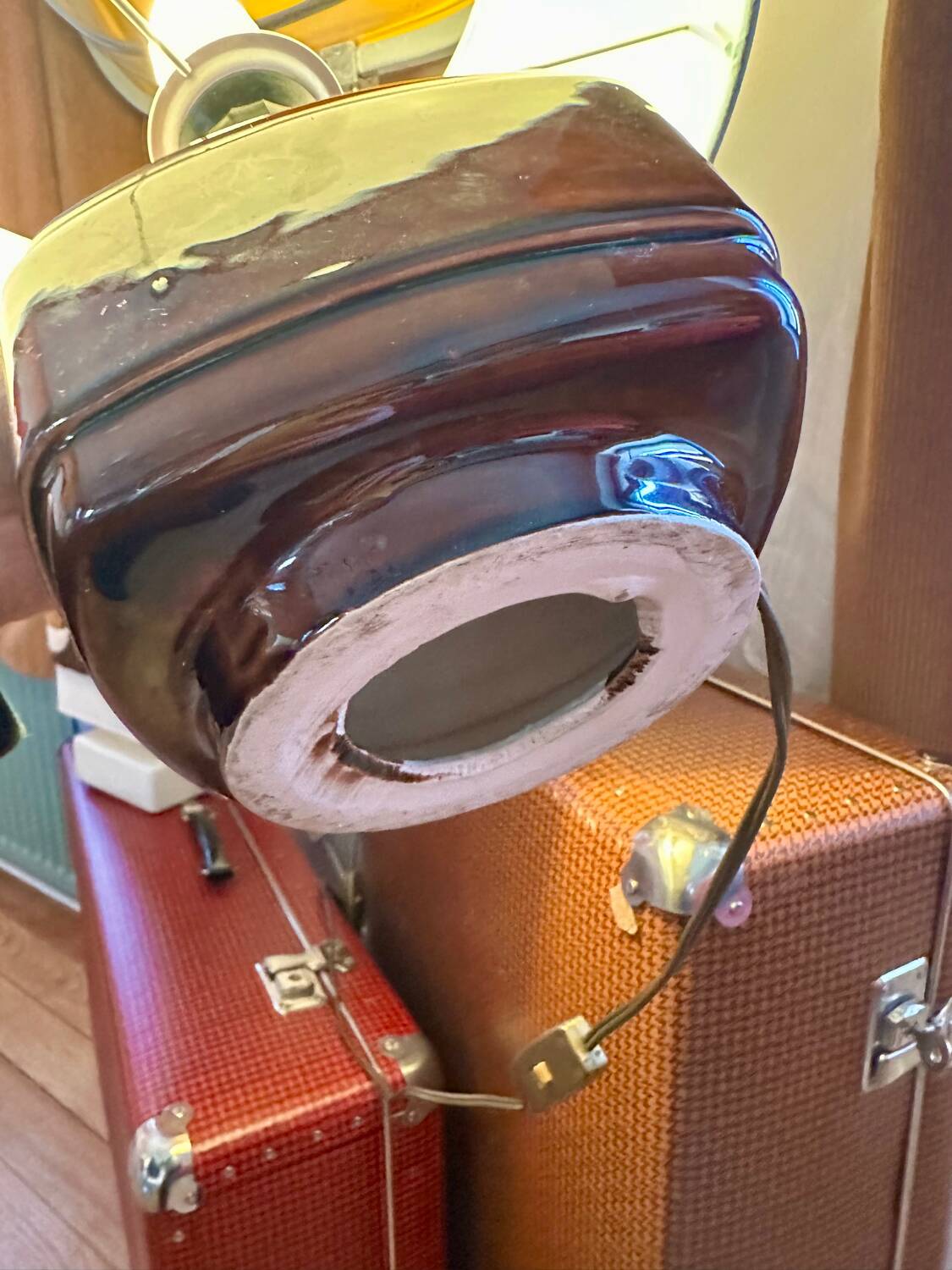 Vintage ceramic lamp 60'