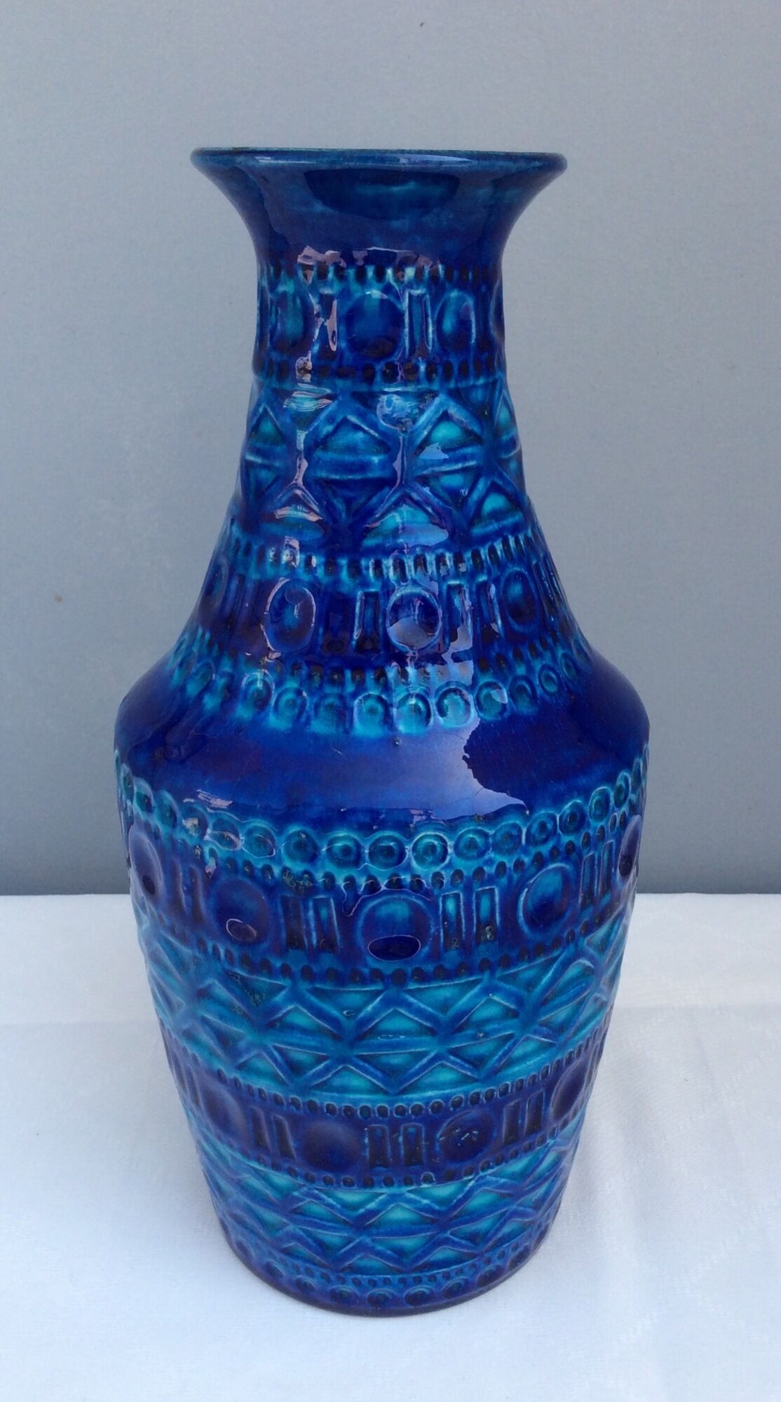 Vase en céramique Bay West Germany, années 60