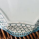 Large hollow stoneware dish from the wiza poland factory, handmade in poland