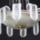 Museal Art Decò Ercole Barovier Murano Glass Chandelier, 1930