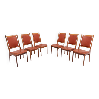Set of 6 Danish Mid-Century Modern chairs by Hugo Frandsen for Spøttrup Stolefabrik