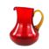 Mid-century modern jug, glass, designed by L. Fiedorowicz, Poland, 1970s