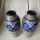 Paire de vase Papillon de Louis Dage art déco