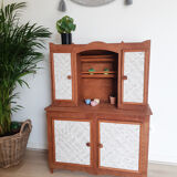 Kitchen cabinet for wooden doll