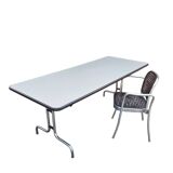 Folding desk / table by Anonima Castelli / 1970s