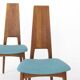 Paire de chaises de salle à manger Ernst Martin Dettinger pour Veil | Chêne, vintage des années 1960