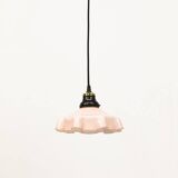 Set of pink Art Deco pendant lamps