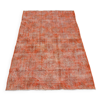 Tapis orange pour chambre à coucher