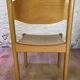 Suite de 6 chaises en bois vintage empilables