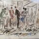 Watercolor haute couture 1928 André Meurice