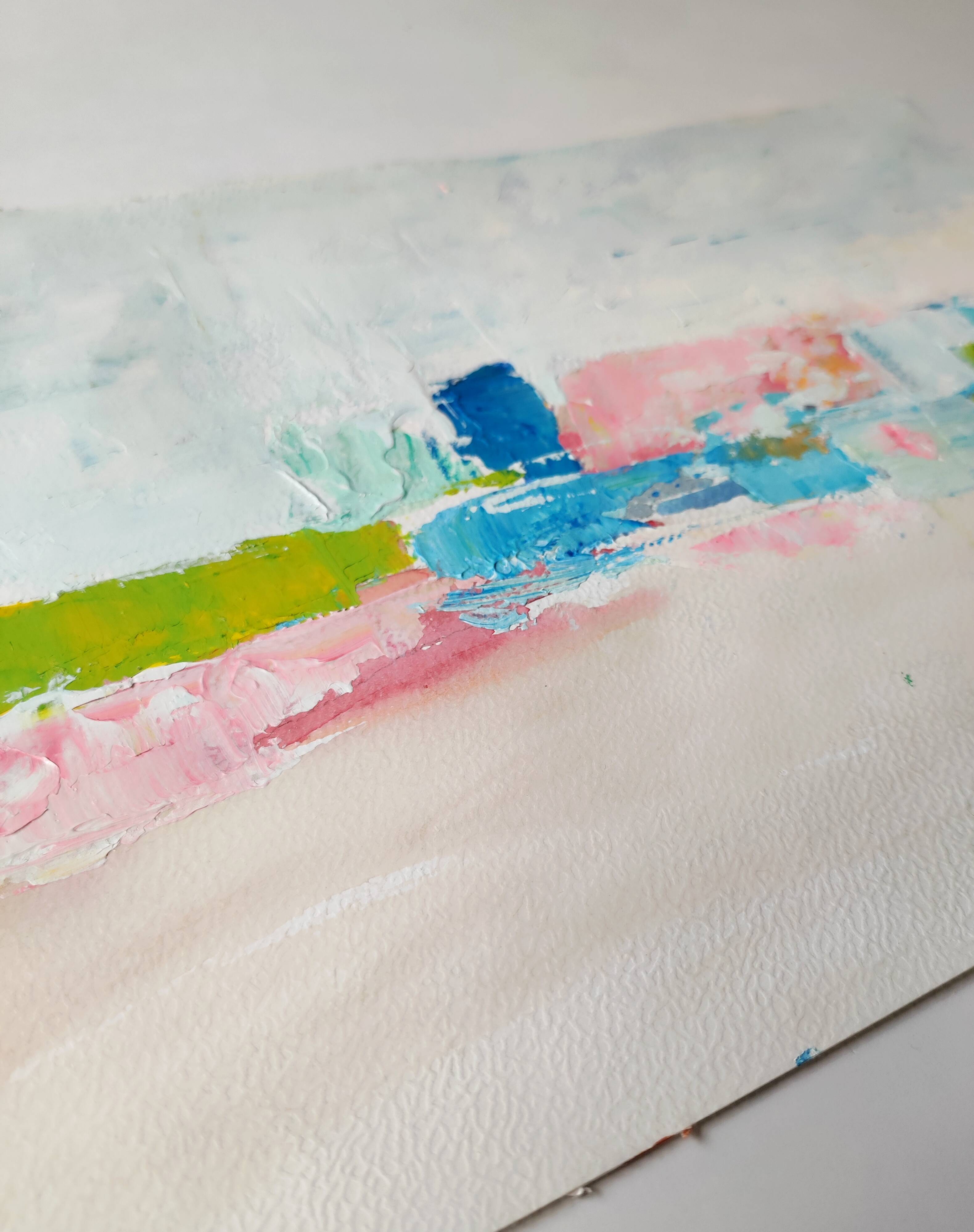 Abstract Mediterranean landscape