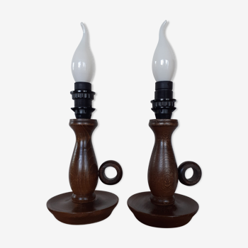 Pair of bedside lamps