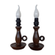 Pair of bedside lamps