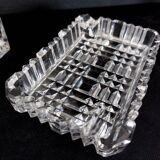 Vintage crystal ashtray