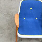 Chair of the 1960s Chierowski vintage blue