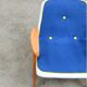Fauteuil vintage des années 60 Chierowski bleu