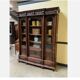 Antique Neo-Renaissance bookcase, display cabinet, walnut