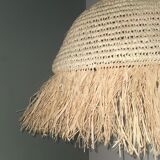 Suspension raffia and palm leaf