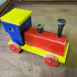 Locomotive bois ancien jouet