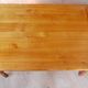 coffee table in solid cherry wood