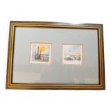 Miniature watercolors