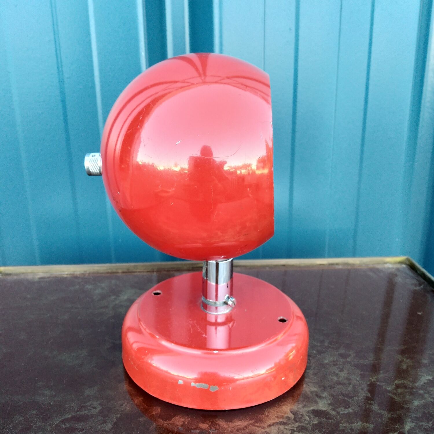 Red wall lamp 1960