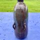 Vase coloquinte art deco in stoneware signed primavera n° 3501