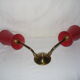 Double diabolo wall lamp from the 50s